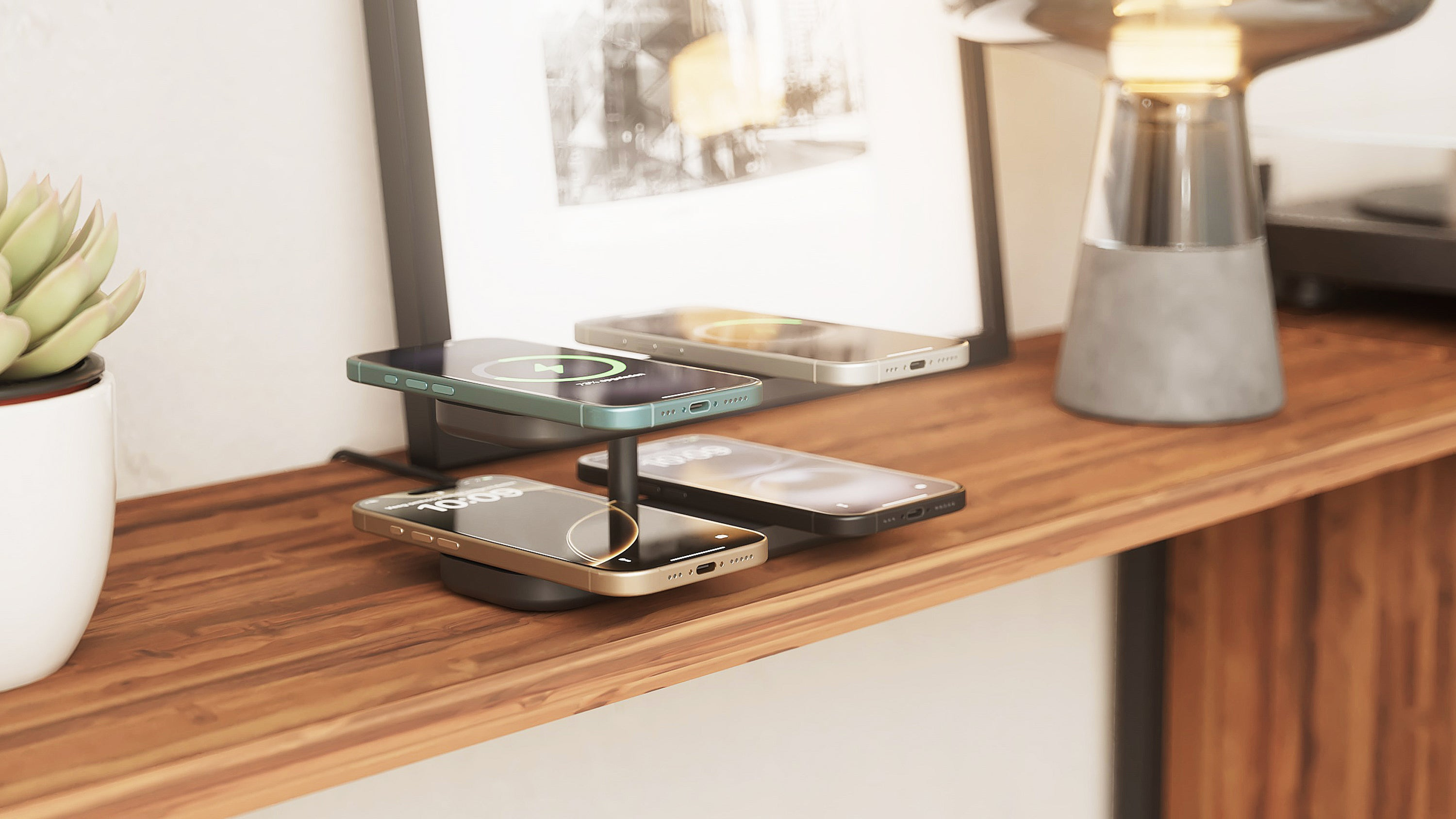 Wireless chargers for multiple devices