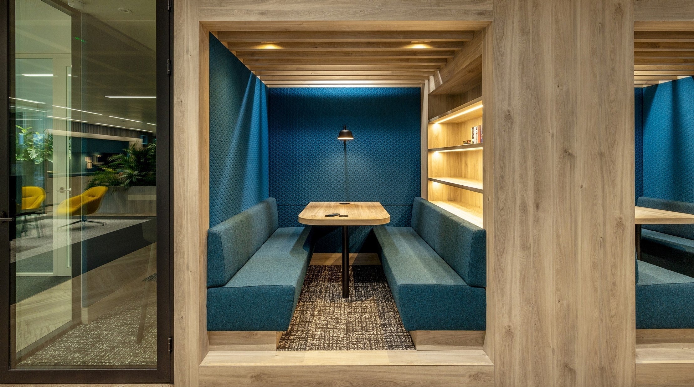 Wireless charging in silent booths