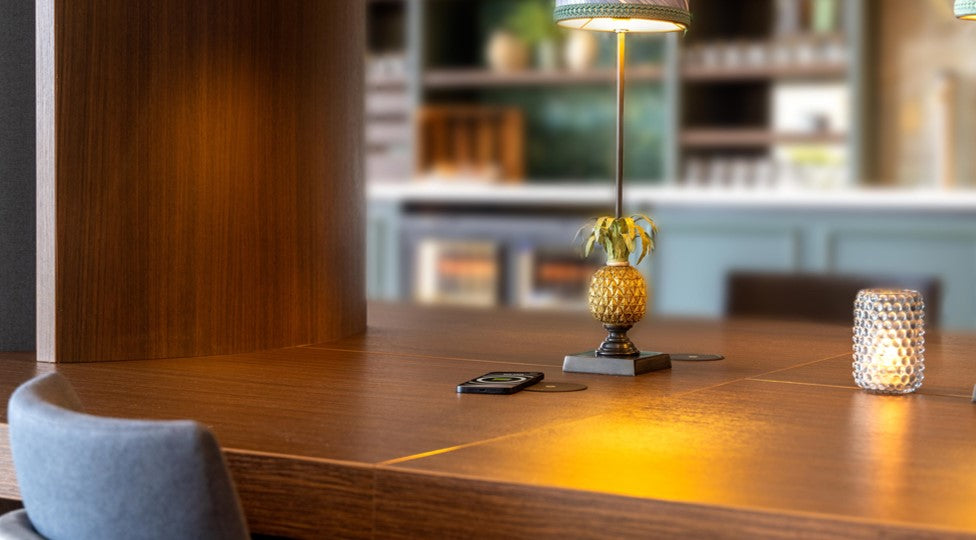 Built-in wireless chargers