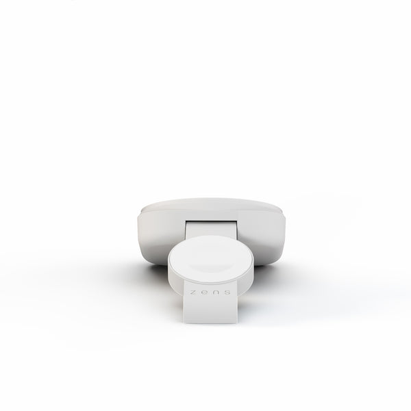 White Zens Travel Charger Pro 2 with magnetic and wireless charging.