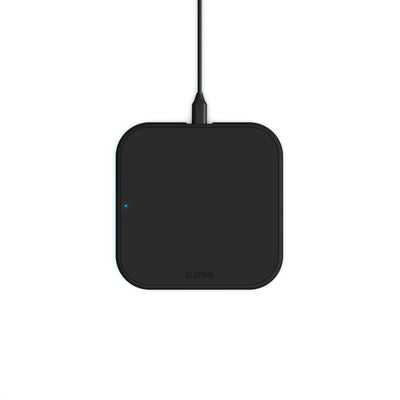 Zens Single Fast Wireless Charger Slim-line with wireless and magnetic charging.