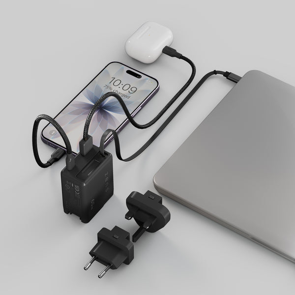 Retractable USB-C Power Adapter | 45-65W