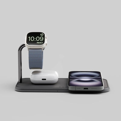 Dual+Watch Aluminium Wireless Charger