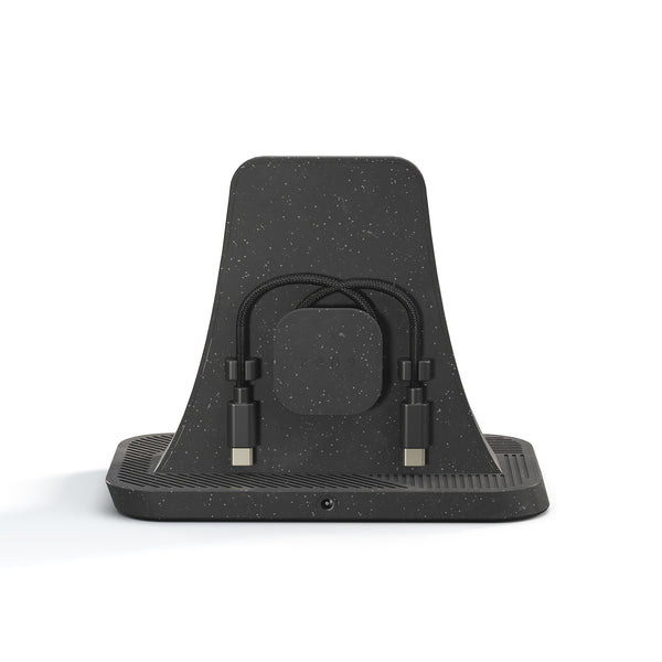 Zens 60W iPad and MacBook Air Charging Stand with magnetic wireless charging.