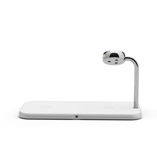 Dual Watch Aluminium Wireless Charger.