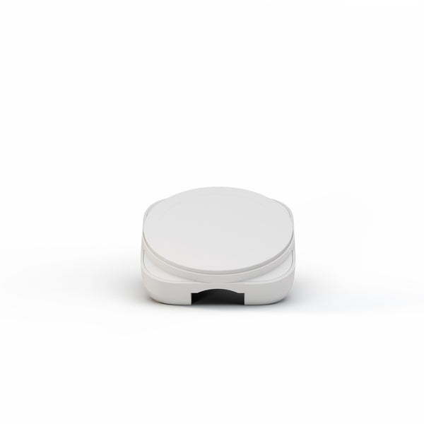 White Zens Travel Charger Pro 2 with magnetic and wireless charging.