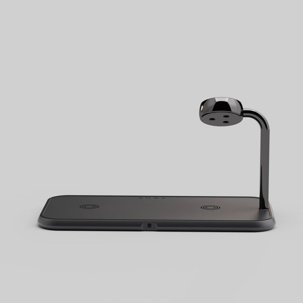 Dual+Watch Aluminium Wireless Charger