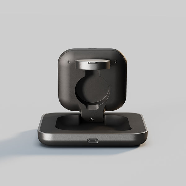 2 in 1 wireless charger for iPhone and Apple Watch bedroom solution