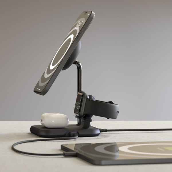 4-in-1 Magnetic + Watch Wireless Charger