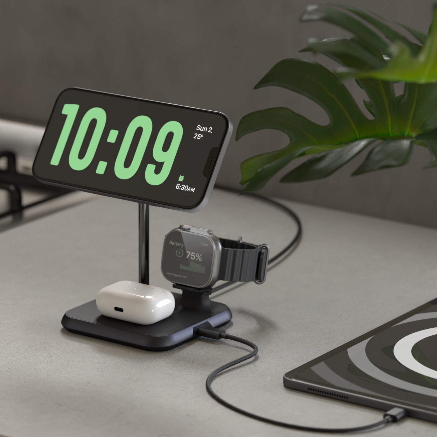 4-in-1 Magnetic + Watch Wireless Charger