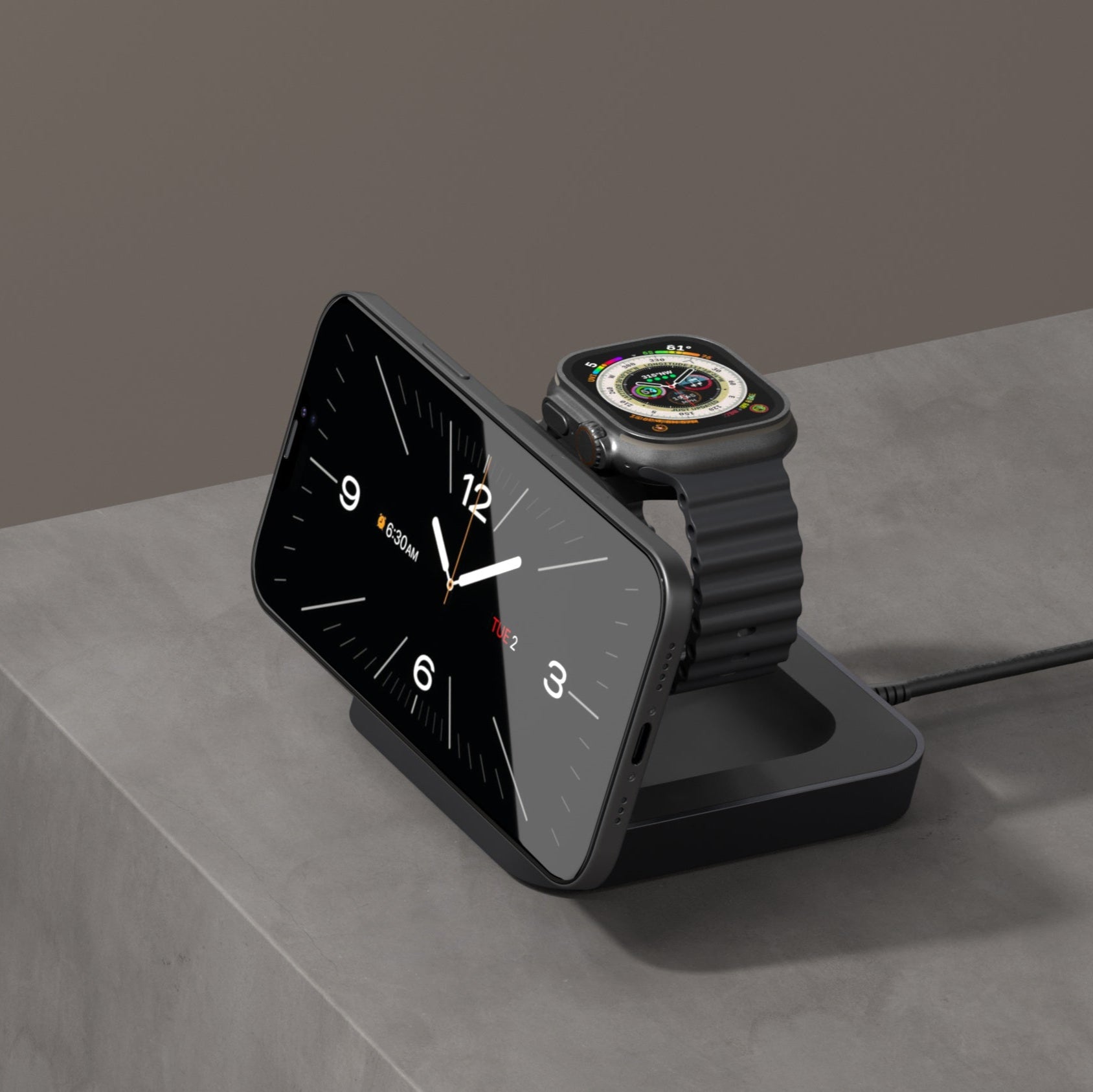 Nightstand Night Watch Apple Charging Station Nightwatch Apple