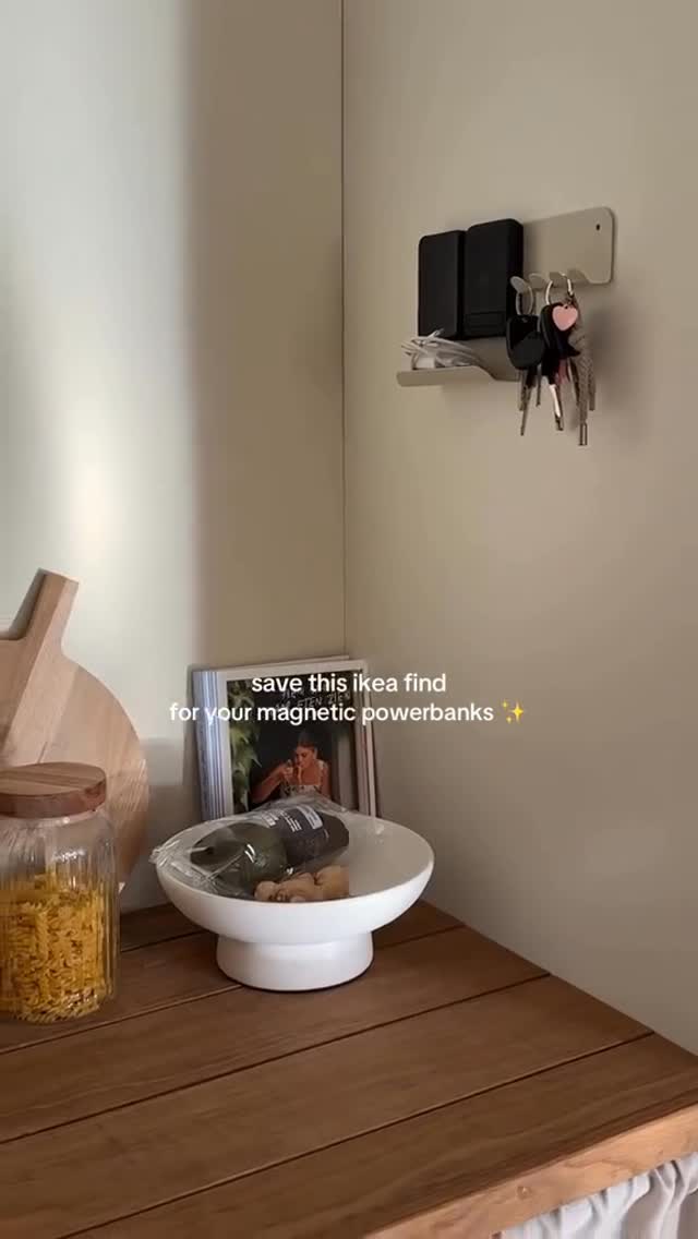 IKEA find for black magnetic powerbanks.