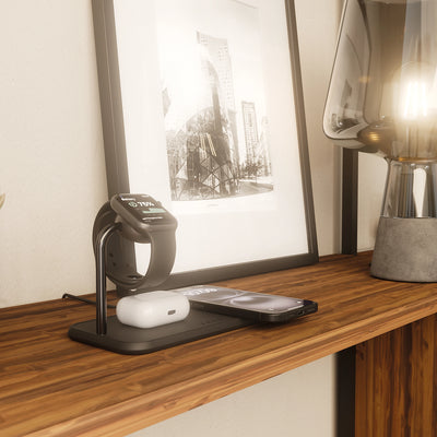 Dual+Watch Aluminium Wireless Charger