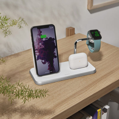 Stand + Dock + Watch Aluminium Wireless Charger