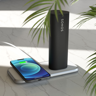 Dual Aluminium Wireless Charger