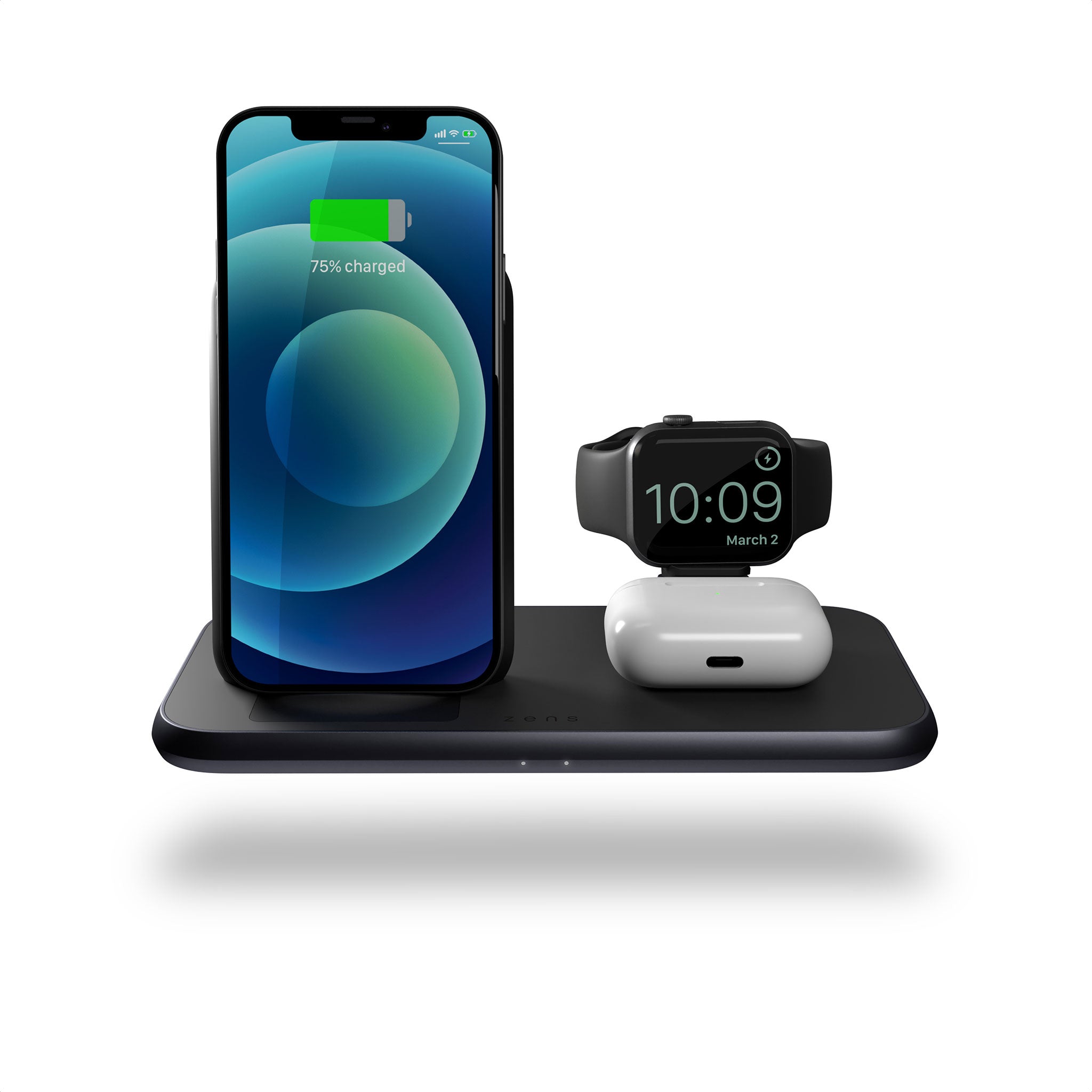 4 in 1 Stand+Watch Wireless Charger Aluminium