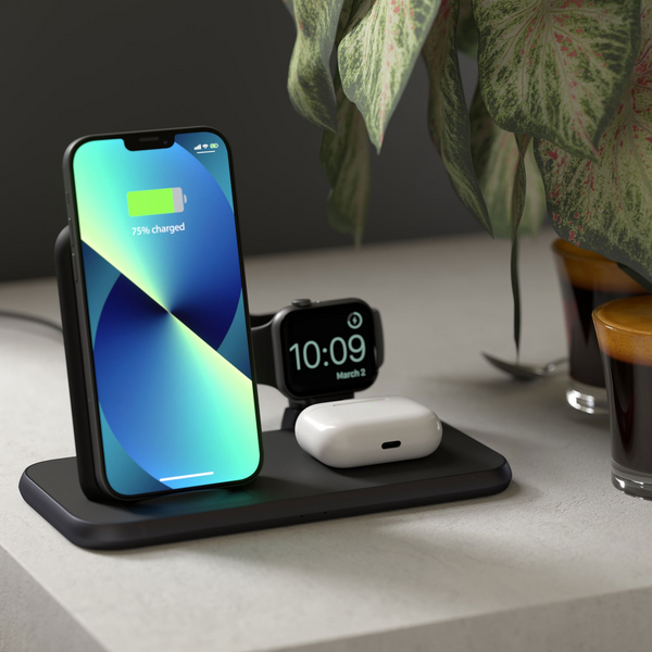 4 in 1 Stand+Watch Wireless Charger Aluminium