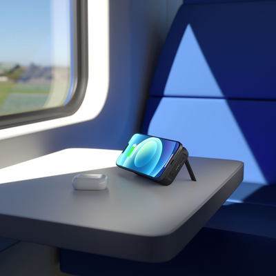 Magnetic Dual Powerbank with Stand