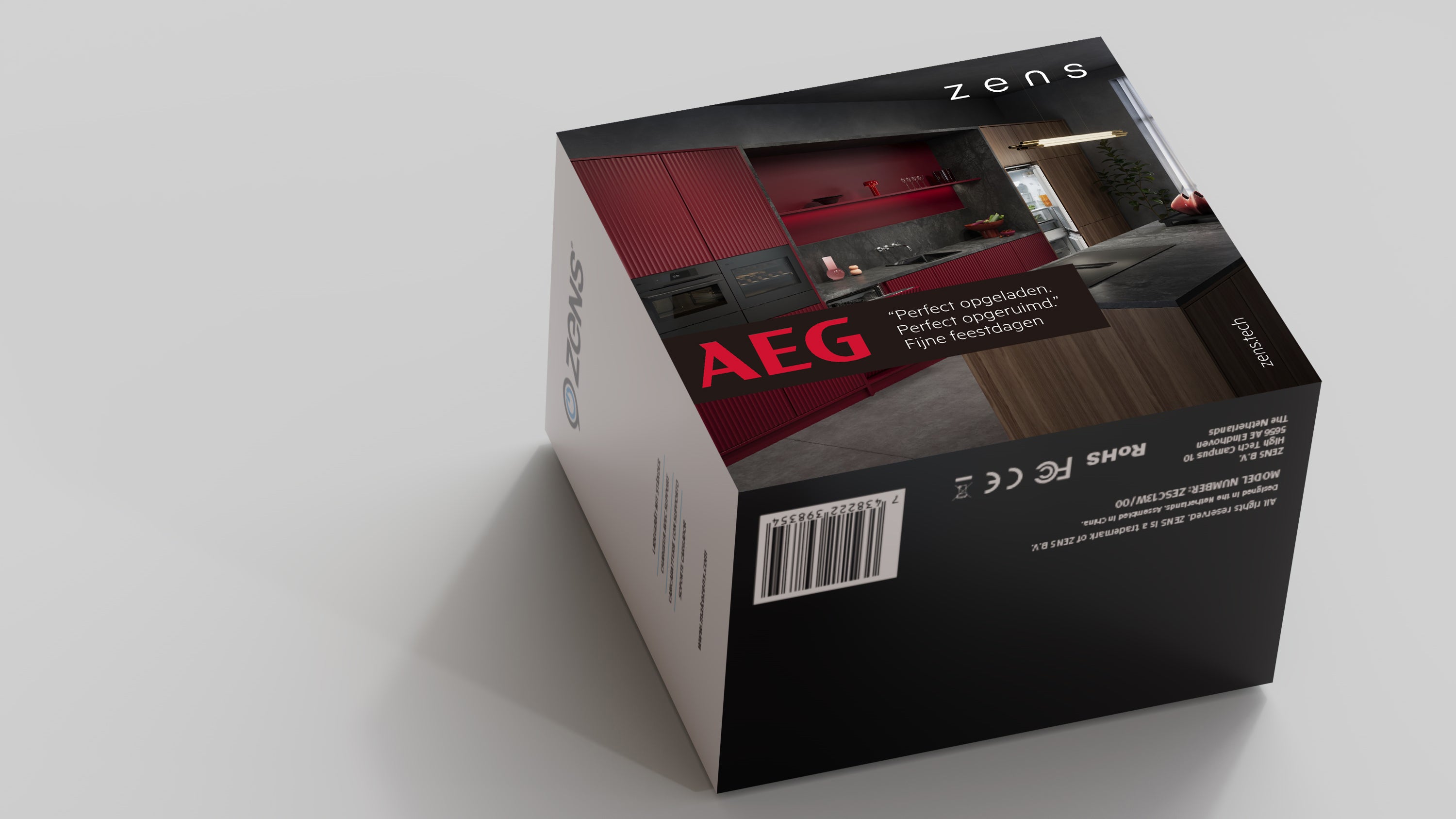 Zens wireless charger in  AEG branded packaging