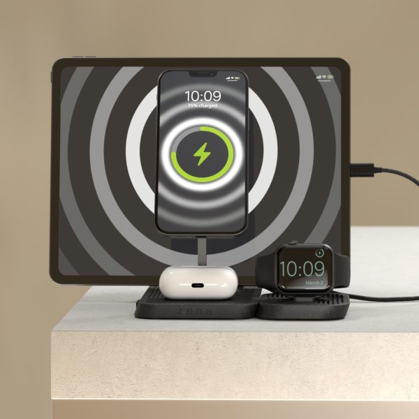 Zens 4-in-1 Modular Wireless Charger with iPad Charging Stand
