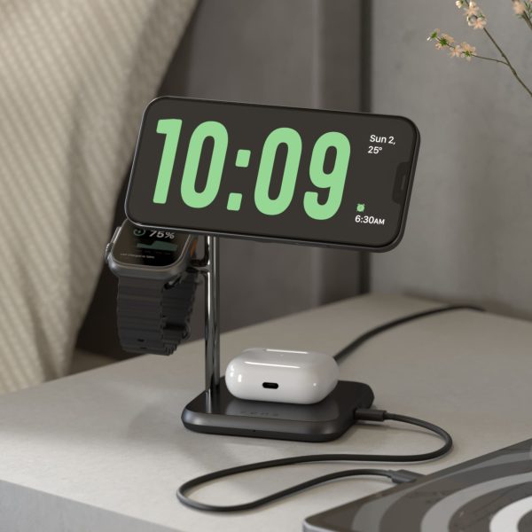 Zens 4-in-1 MagSafe + Watch Wireless Charging Station Black