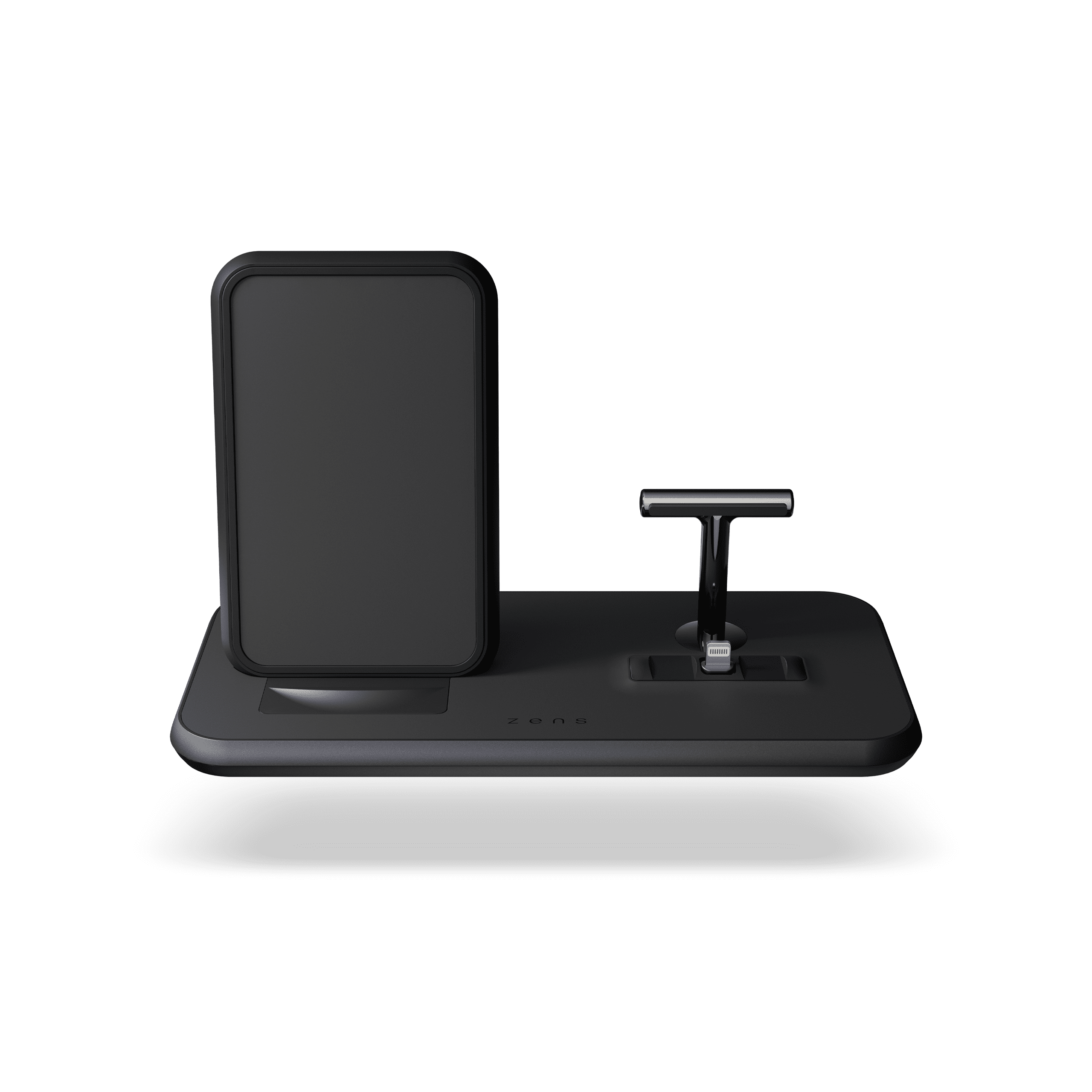 Black Stand+Dock Aluminium Wireless Charger - Airpods