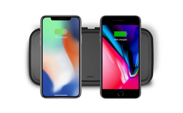 ZENS Dual Fast Wireless Charger Black