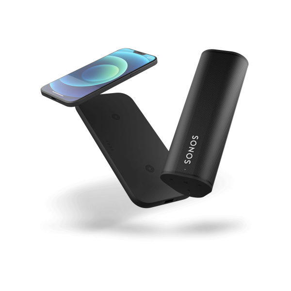 ZEDC12B - Zens Dual Wireless Charger floating devices Sonos
