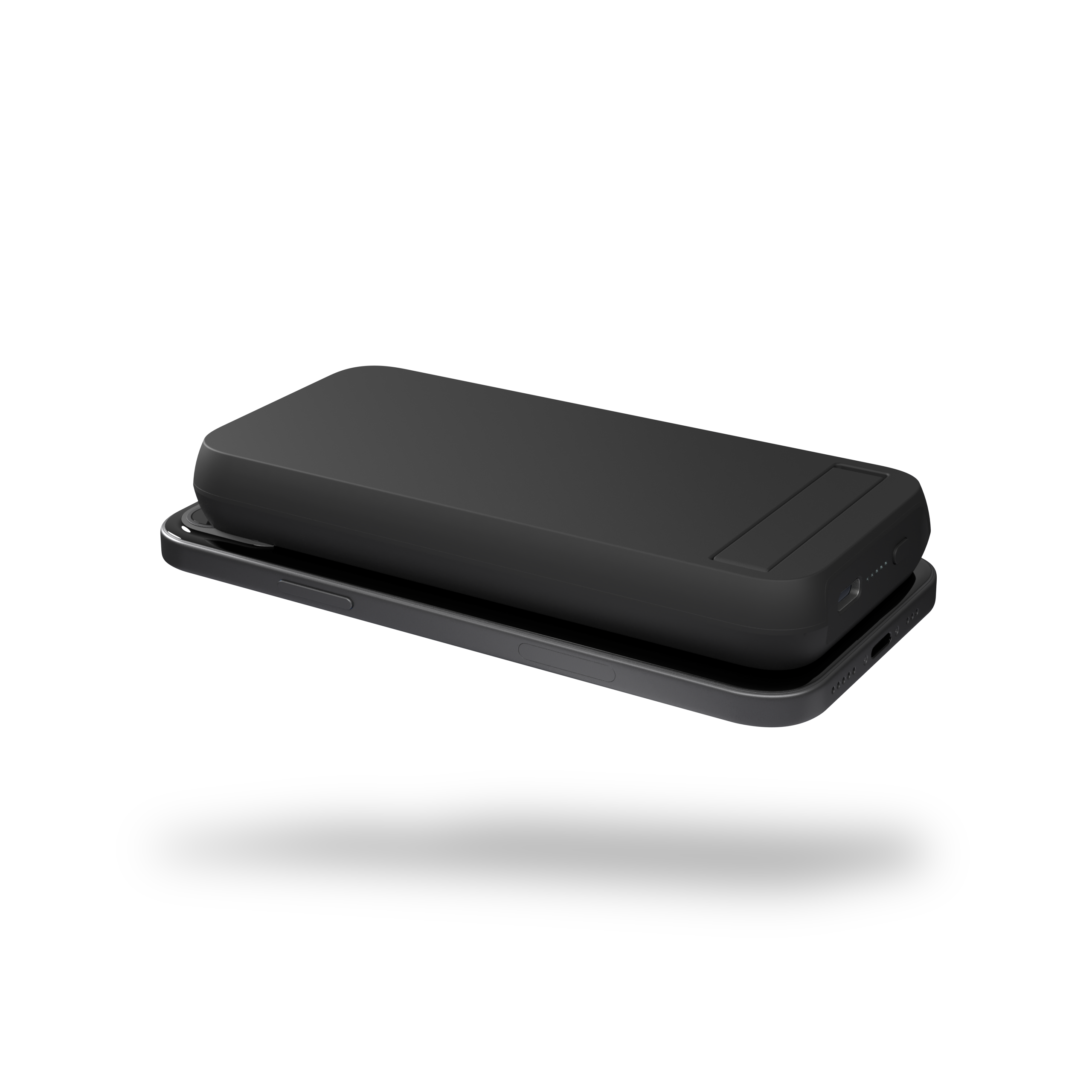 Batería externa inalámbrica magnética individual de 10,000 mAh con base  Zens, compatible con MagSafe