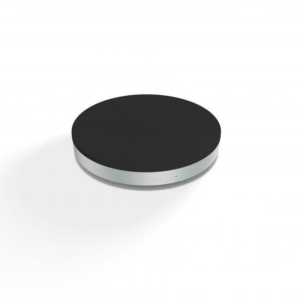 Zens USB single wireless charger round black