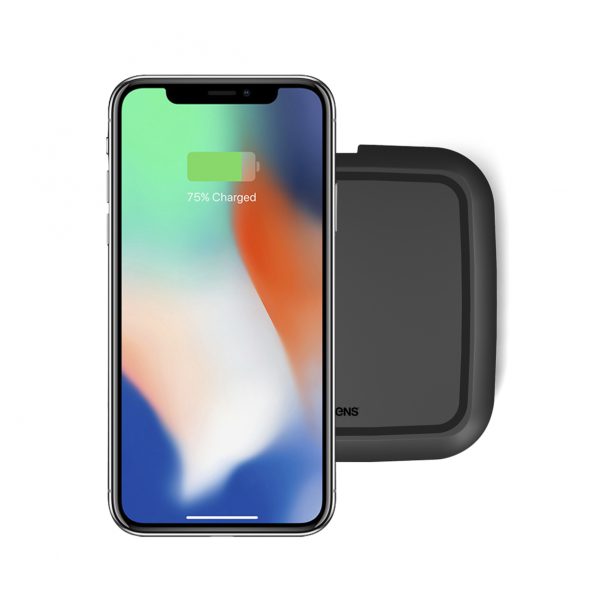 Single Charger Black with iPhone X