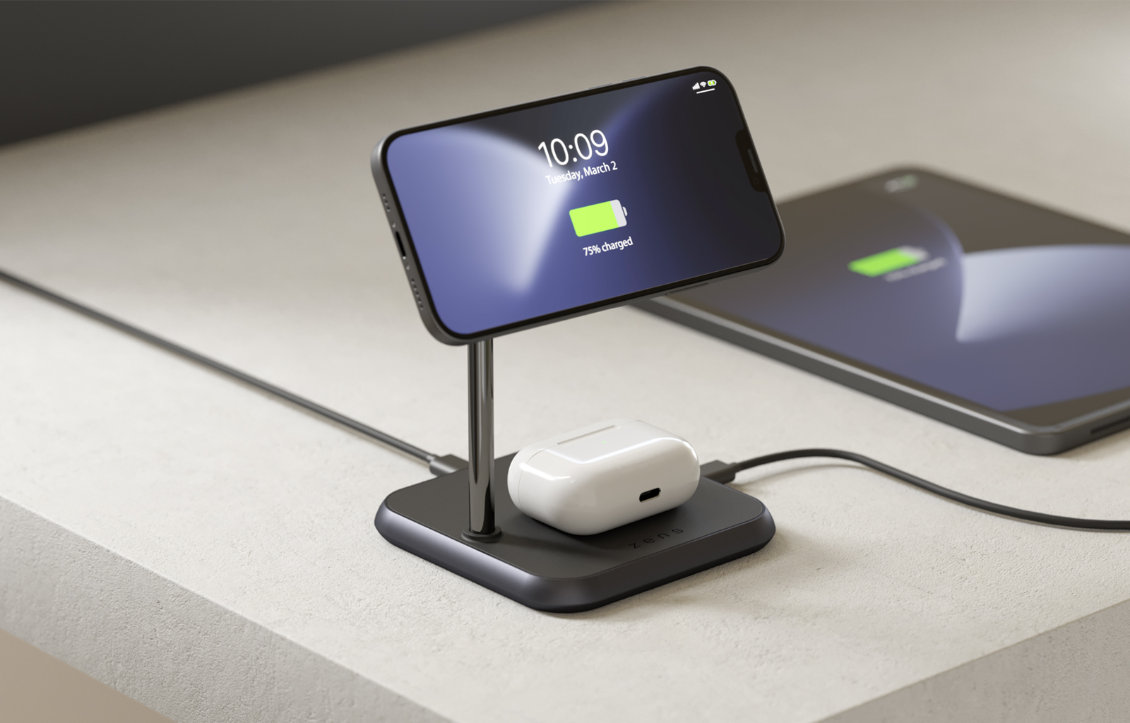 Zens 3-in-1 Magnetic Wireless Charger