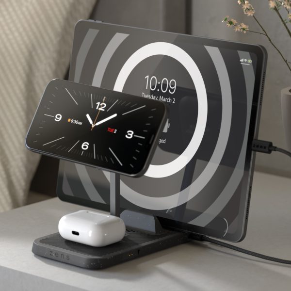 Zens 3-in-1 Modular Wireless Charger with iPad Charging Stand
