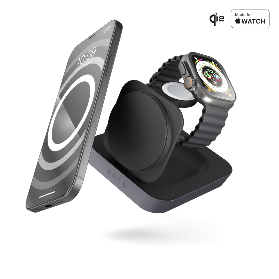 Zens pro 1 qi2 wireless charger 15w fast charging for iphone and qi2