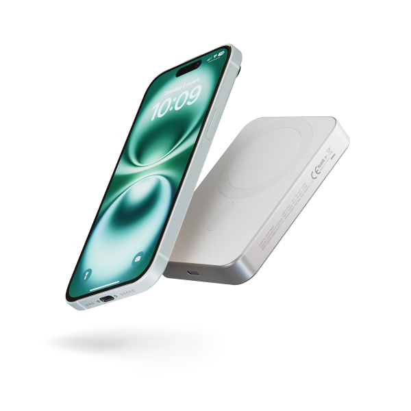 Zens Powerbank Pro 1 Slim 10.000 mAh White - hero